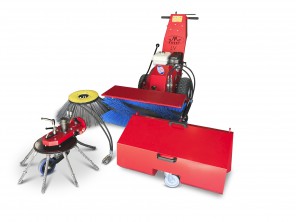 Hydraulische onkruid- veegmachine LV90